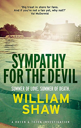 Book cover for Sympathy for the Devil by William Shaw featuring a swimming pool.