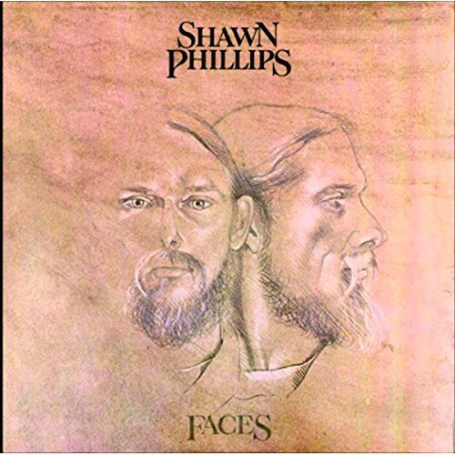 Album cover with pencil sketch of a bearded man's two faces.