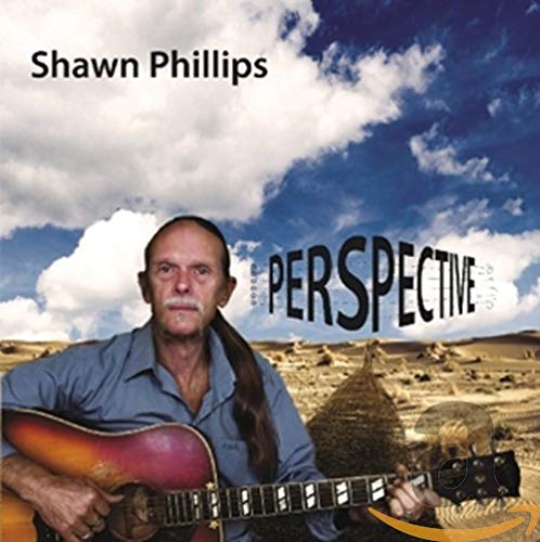 CD cover for Shawn Phillips’ “Perspective” featuring a portrait and landscape.