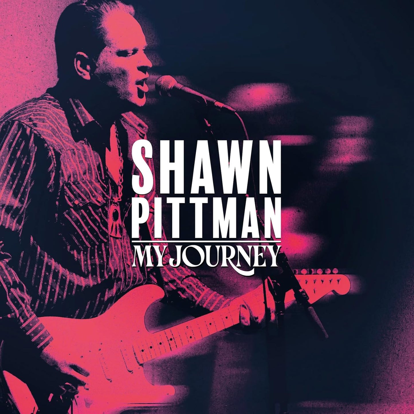 Shawn Pittman album cover featuring a musician with a guitar.