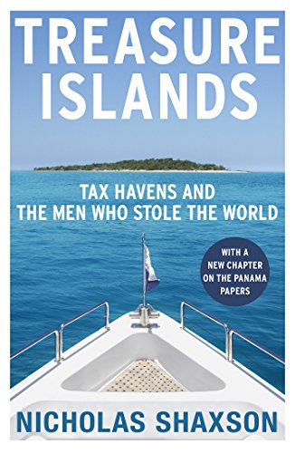 Book cover: "Treasure Islands" with a yacht and tropical island image.