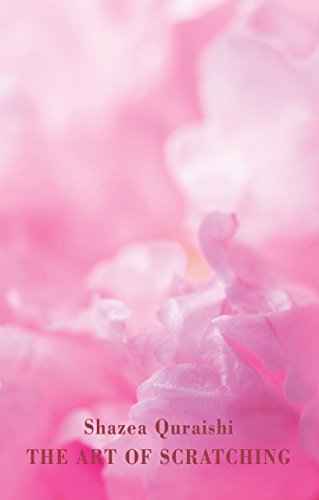 Book cover with a close-up pink floral image and title text.