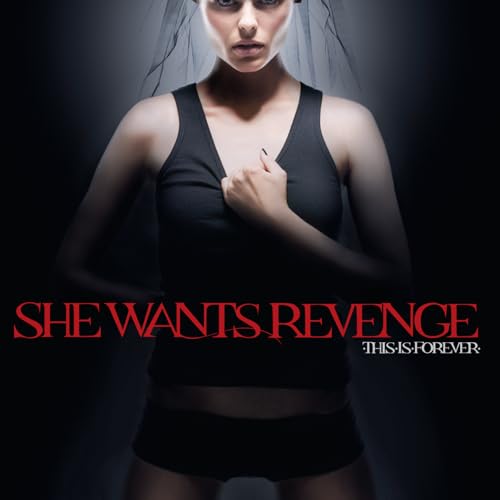 Woman in black top and veil, album cover for She Wants Revenge.