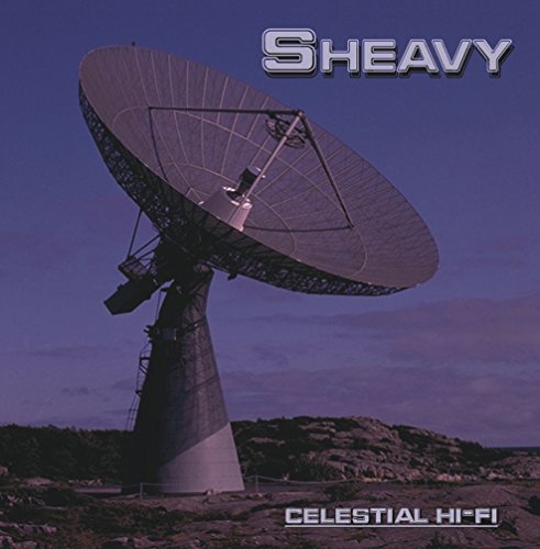Vinyl album cover featuring a large radio telescope against a purple sky.