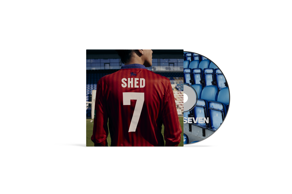 CD cover with a person in a red football shirt, number 7.