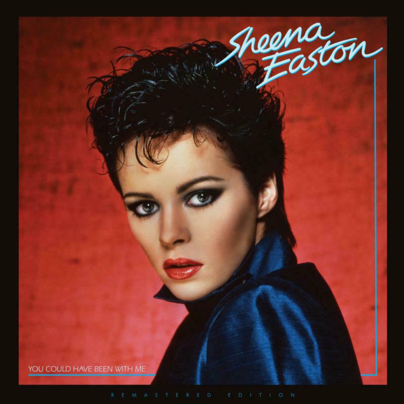 Album cover featuring Sheena Easton with short dark hair against a red background.