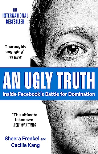 Book cover: close-up of an eye, title “An Ugly Truth”, blue background.