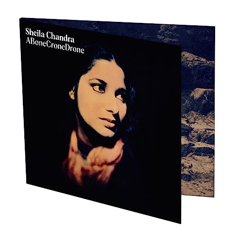 CD cover for Sheila Chandra’s “ABoneCronedrone” featuring a portrait of the artist.
