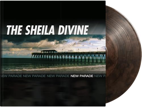 Vinyl record for Sheila Divine’s “New Parade” with pier album art.