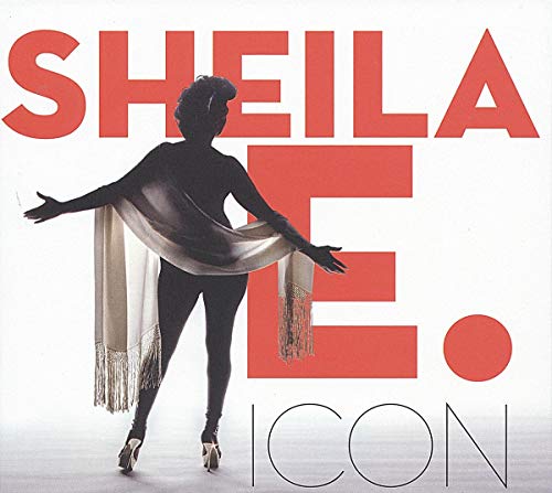 CD cover for Sheila E.'s "Icon" album, featuring a silhouette of the artist.