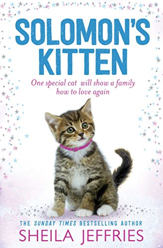 Book cover: "Solomon's Kitten" featuring a tabby kitten with a pink collar.