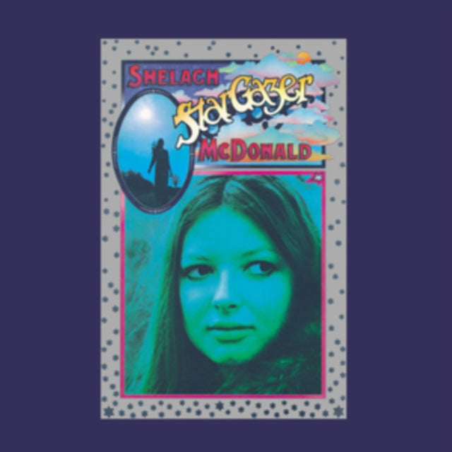 Album cover featuring a portrait of Shelagh McDonald with a silhouette and cloudy sky.
