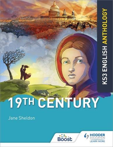 19th Century English anthology cover with illustration of a woman and cityscape.