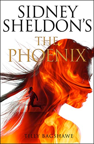 Book cover for "The Phoenix" featuring a woman’s face engulfed in flames.