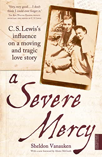Book cover: “A Severe Mercy” by Sheldon Vanauken, featuring a couple.
