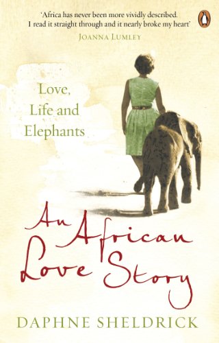 Book cover: woman and elephant walking on a dusty path.