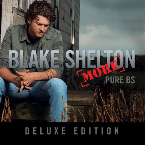 Blake Shelton album cover, "Pure BS," featuring him leaning against a building.