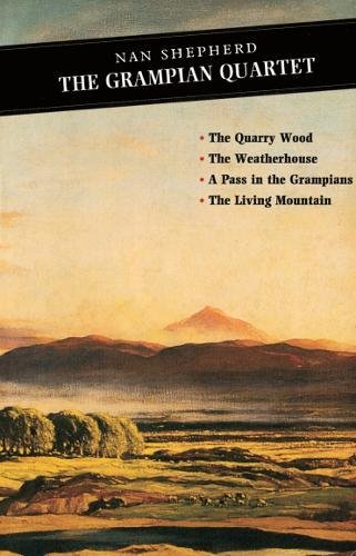 Book cover with mountain landscape and title "The Grampian Quartet.