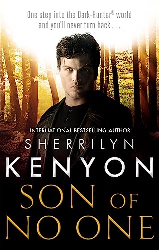 Book cover: dark fantasy novel with a man in a forest.
