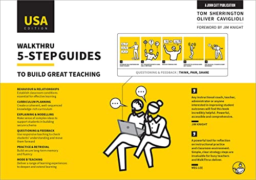 Book cover: "WalkThru 5-Step Guides to Build Great Teaching (USA Edition)".