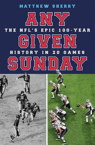 Book cover: "Any Given Sunday," split image of football game action.