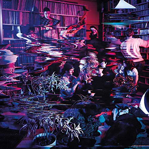 CD cover for Shigeto’s “The New Monday” with distorted figures and plants.