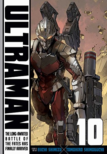 Ultraman Vol. 10 manga cover featuring a robotic armored figure.