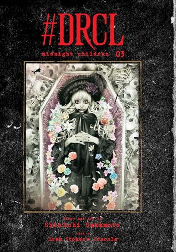 Manga cover featuring a pale girl in a coffin surrounded by colorful flowers.