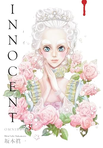 Manga cover featuring a woman with white hair and a crown surrounded by roses.