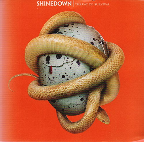 Shinedown album cover: snake coiled around a cracked, spotted egg on red.