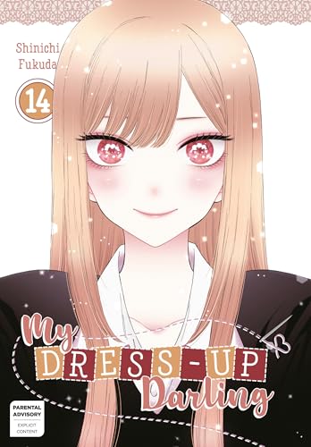 Manga cover featuring a close-up portrait of a blonde girl with pink eyes.