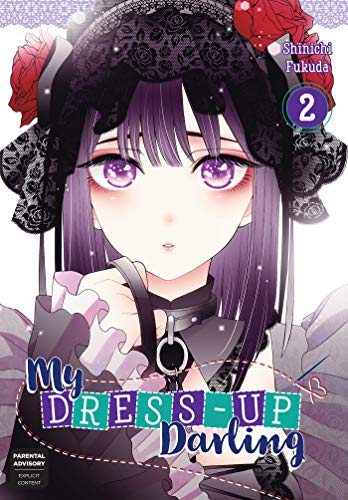 Manga cover featuring a girl with purple hair wearing a black lace headpiece.
