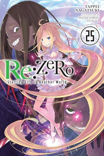 Re:Zero light novel volume 25 cover with two anime characters and text.