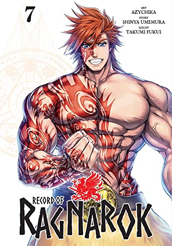 Manga cover showing a muscular, tattooed man with spiky red hair clenching his fist.