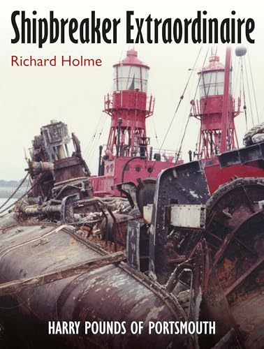 Book cover featuring dismantled ships and red lighthouse towers.