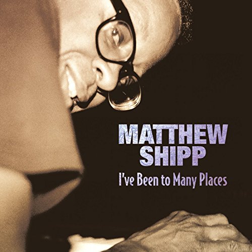 Close-up of Matthew Shipp wearing glasses, album cover for "I've Been To Many Places".