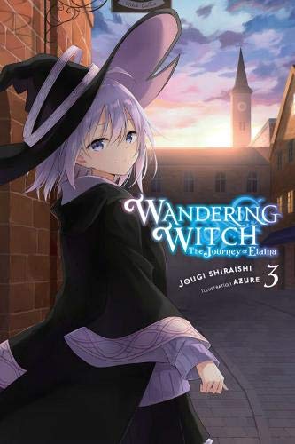 Anime-style cover of a young witch with lavender hair and a black robe.