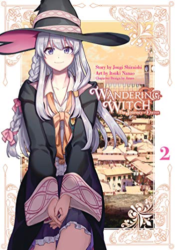 Manga cover featuring Elaina, a young witch with long silver hair.