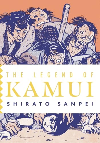 Comic book cover featuring a group of rough-looking men and text: "The Legend of Kamui".