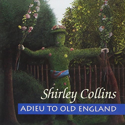 "CD cover art featuring a green, floral figure behind a wooden fence."
