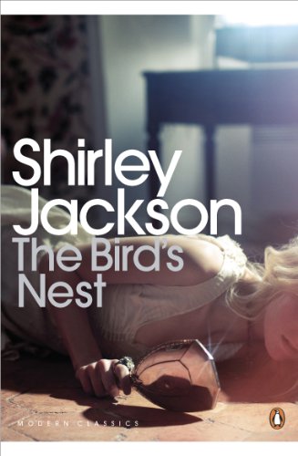 Book cover: woman reclining with a geometric mirror, titled "The Bird's Nest".