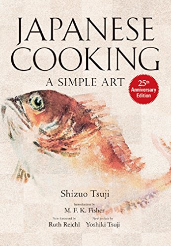 Book cover: "Japanese Cooking: A Simple Art" with a painted fish.