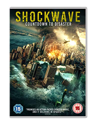 DVD cover for "Shockwave" depicting a city destroyed by flood and explosions.