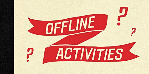 Red ribbon banner reads "OFFLINE ACTIVITIES" with question marks.