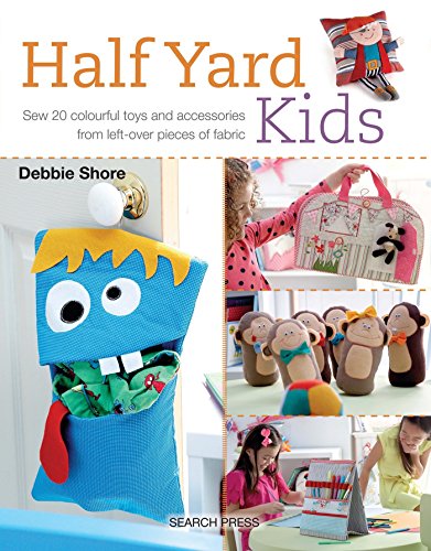 Book cover featuring handmade toys and sewing projects for children.