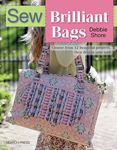 Book cover featuring a woman with a patchwork tote bag.