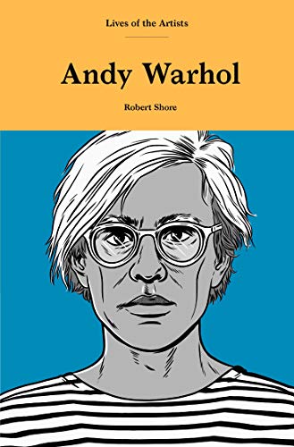 Book cover: black and white portrait of Andy Warhol with glasses.
