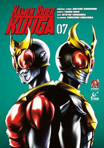 Kamen Rider Kuuga Vol. 7 cover: two armored figures with red eyes.