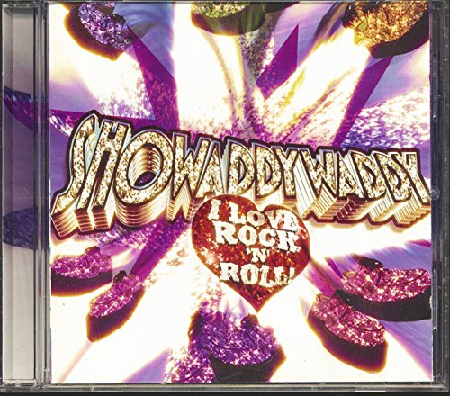 Showaddywaddy album cover with band name, heart, and platform shoes.