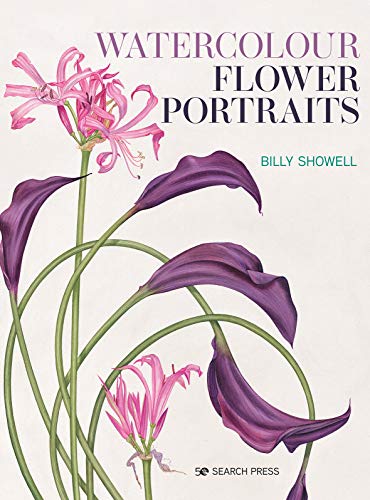 Book cover featuring pink and purple flowers with green stems on a cream background.